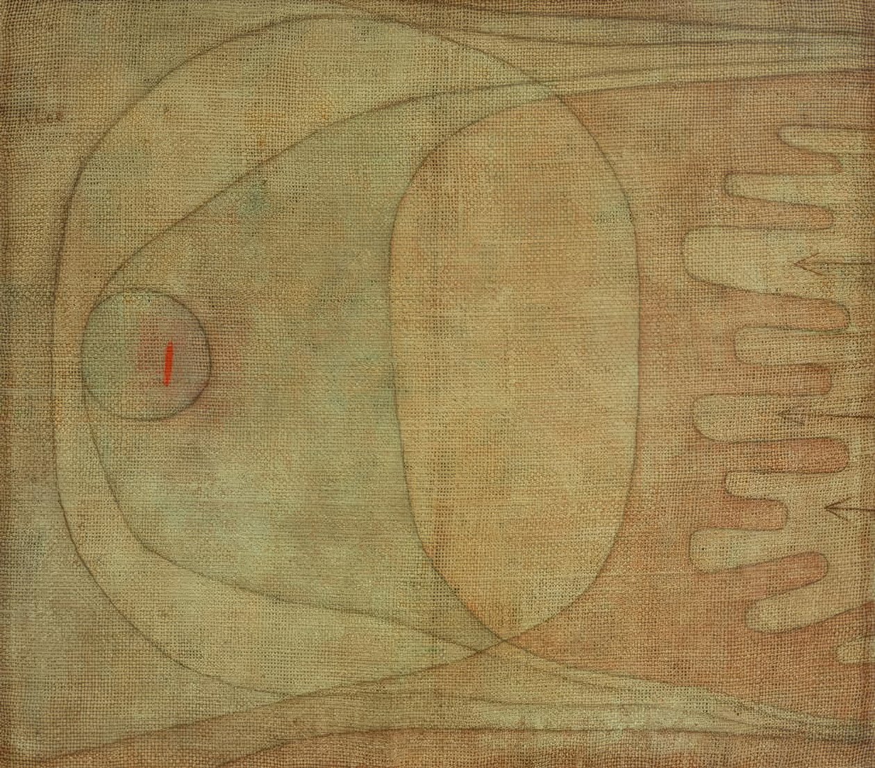 Angst av Paul Klee