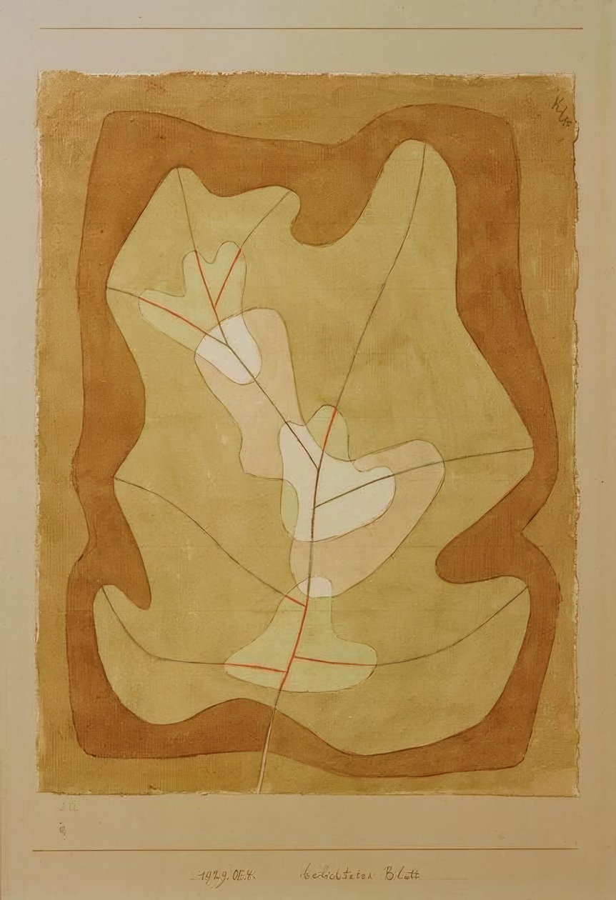 Eksponert ark av Paul Klee