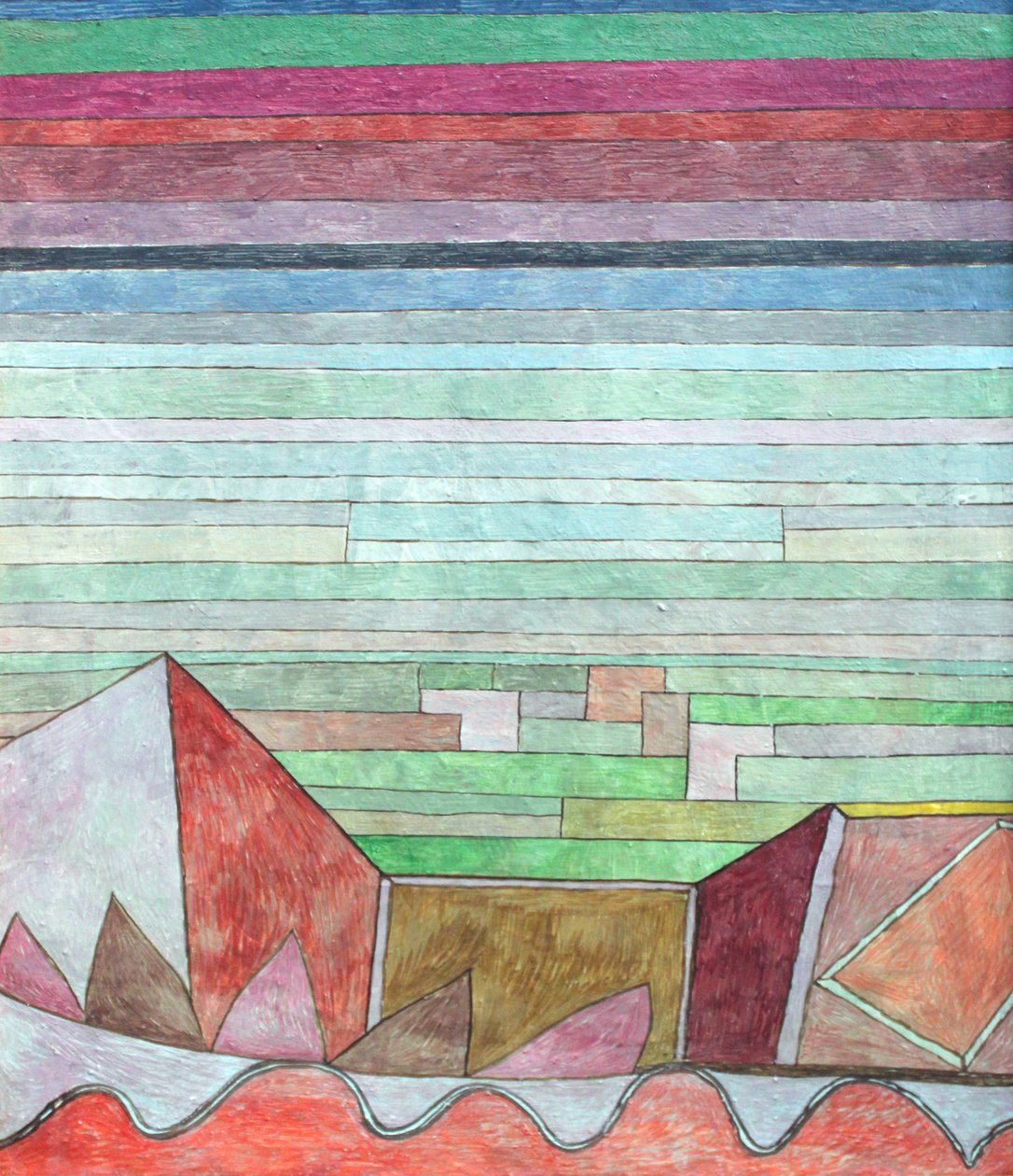 Utsikt til fruktområdet av Paul Klee