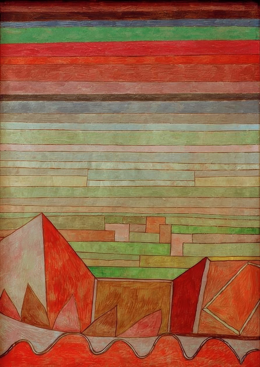 Utsikt over fruktlandet av Paul Klee