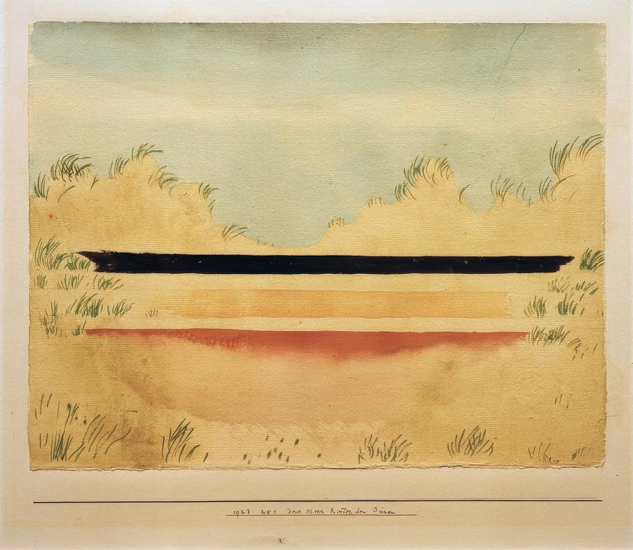Havet bak sanddynene av Paul Klee