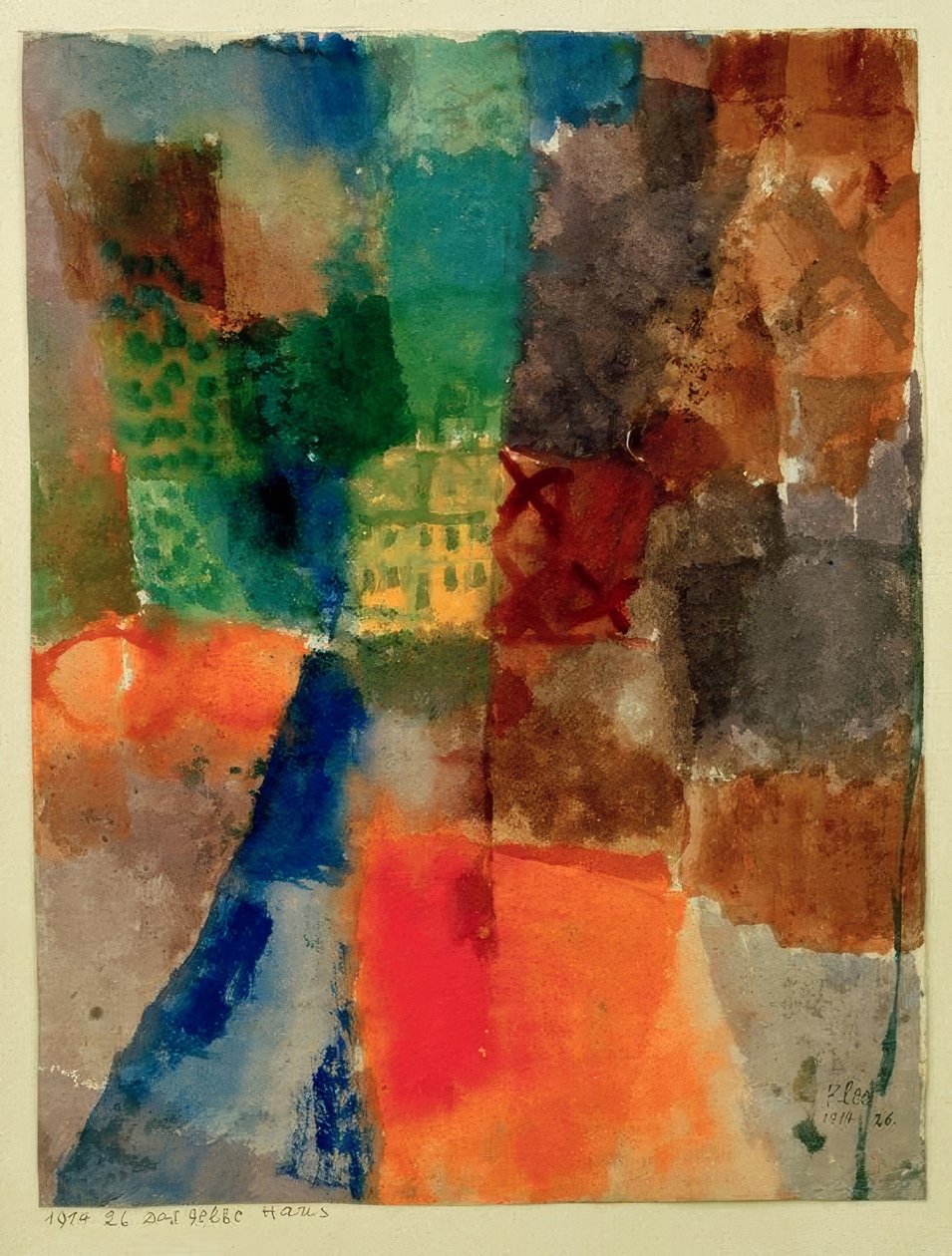Det gule huset av Paul Klee