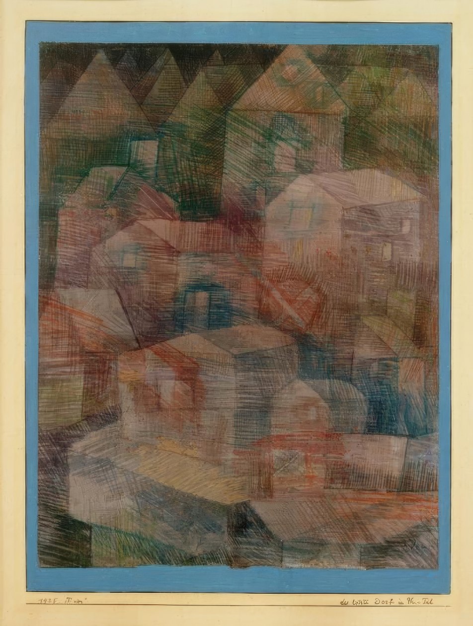 Den siste landsbyen i Ph. Valley av Paul Klee