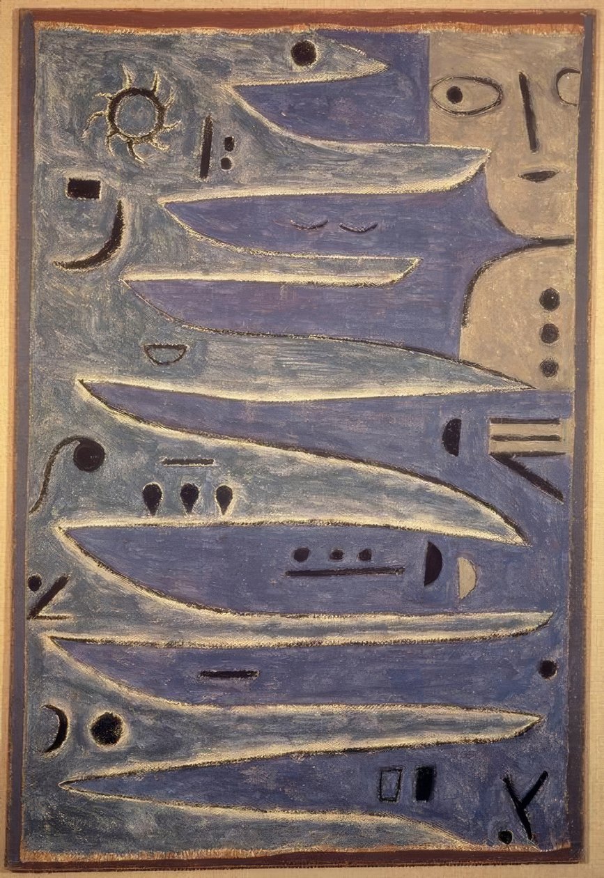 Det grå og kysten av Paul Klee