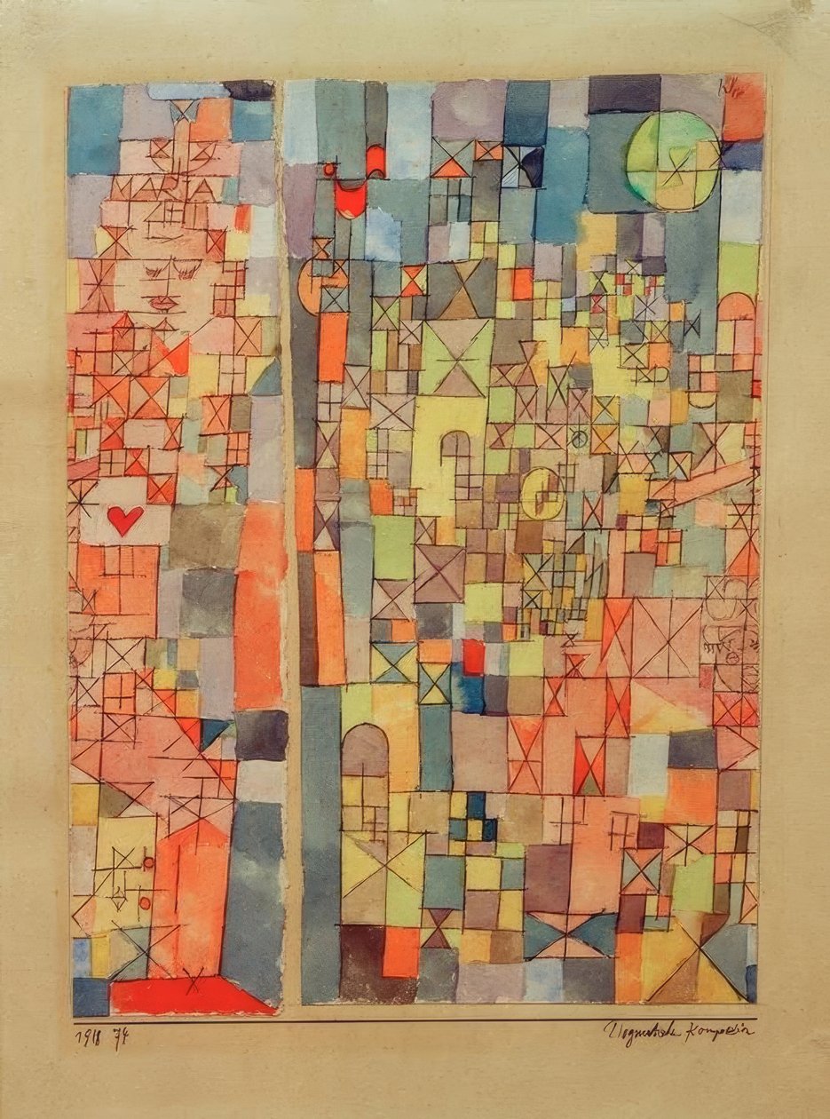 Dogmatisk komposisjon av Paul Klee