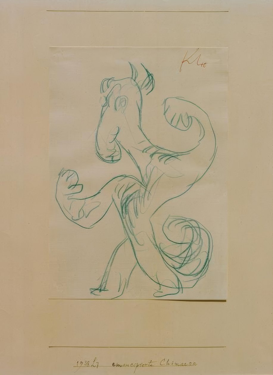 Emancipierte Chimaera av Paul Klee