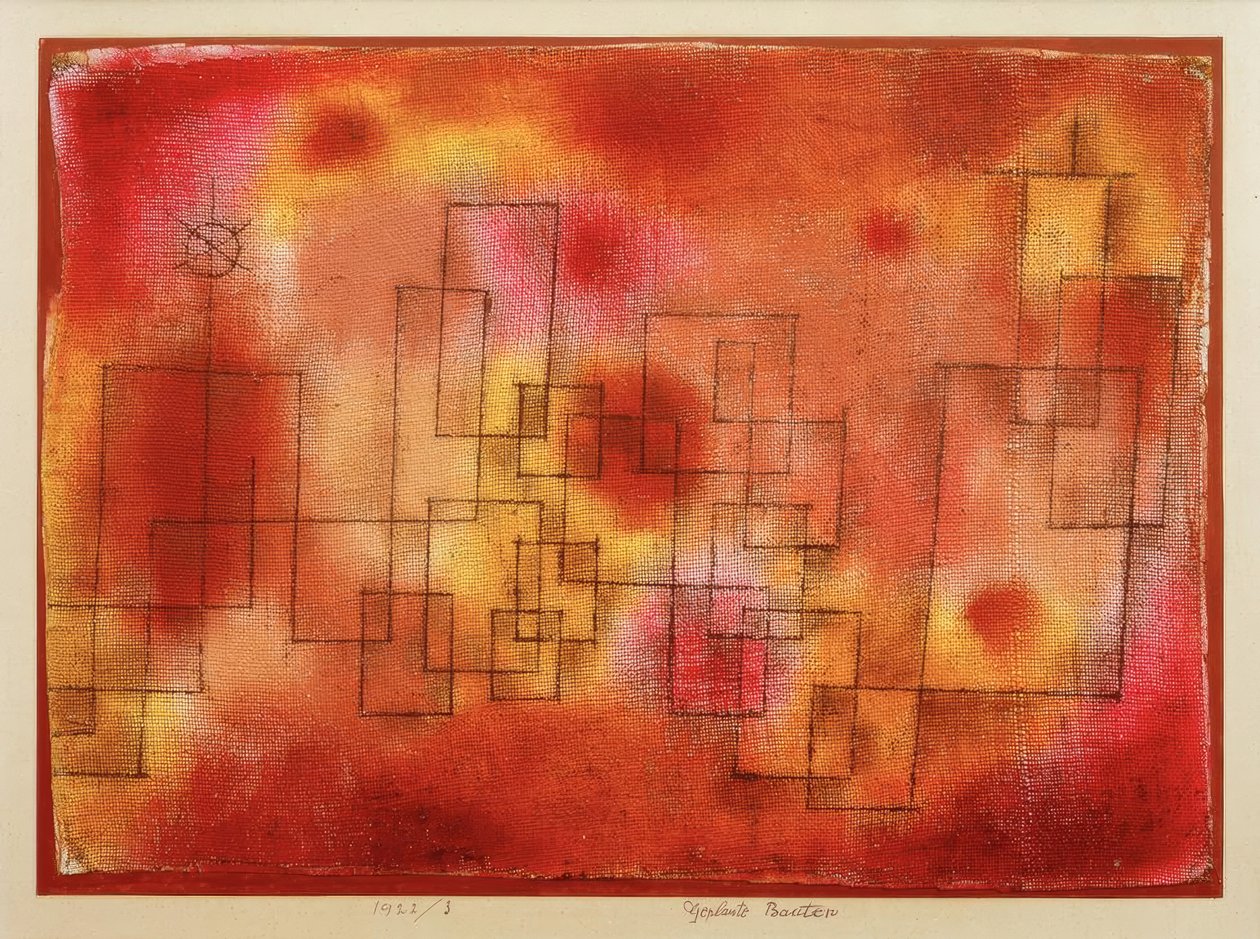 Planlagte bygg av Paul Klee