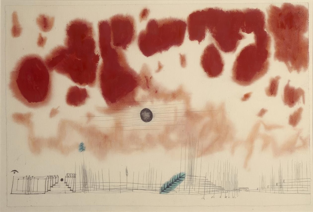 Skyer over bor av Paul Klee