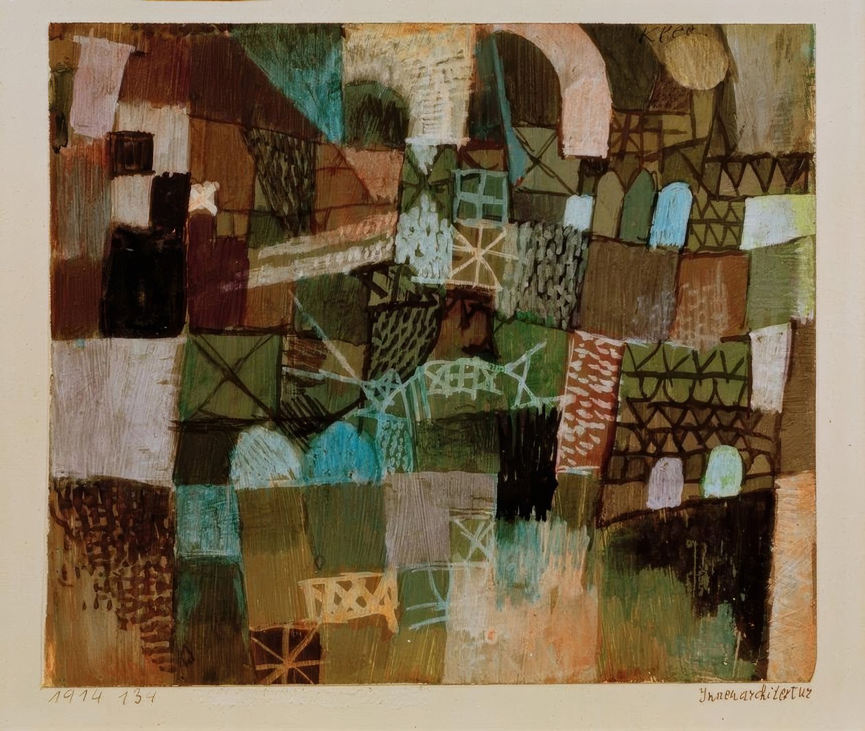 Interiørdesign av Paul Klee