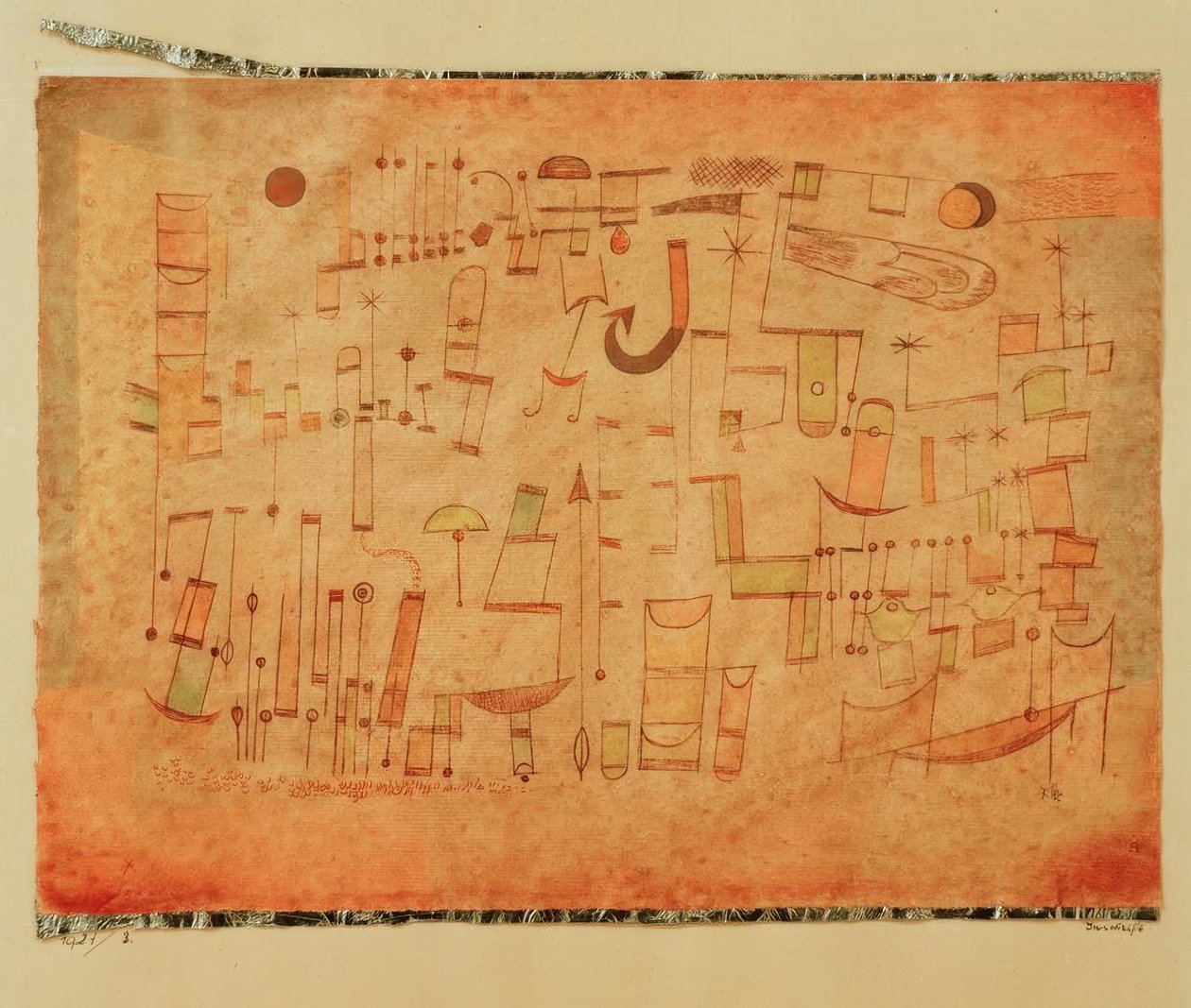 inskripsjon av Paul Klee
