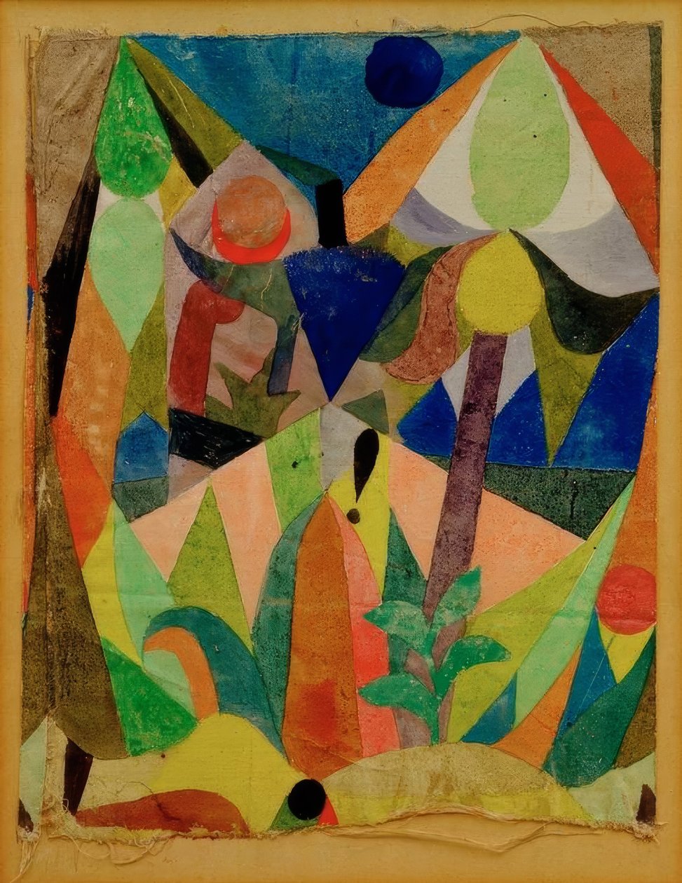 Mildt tropisk landskap av Paul Klee