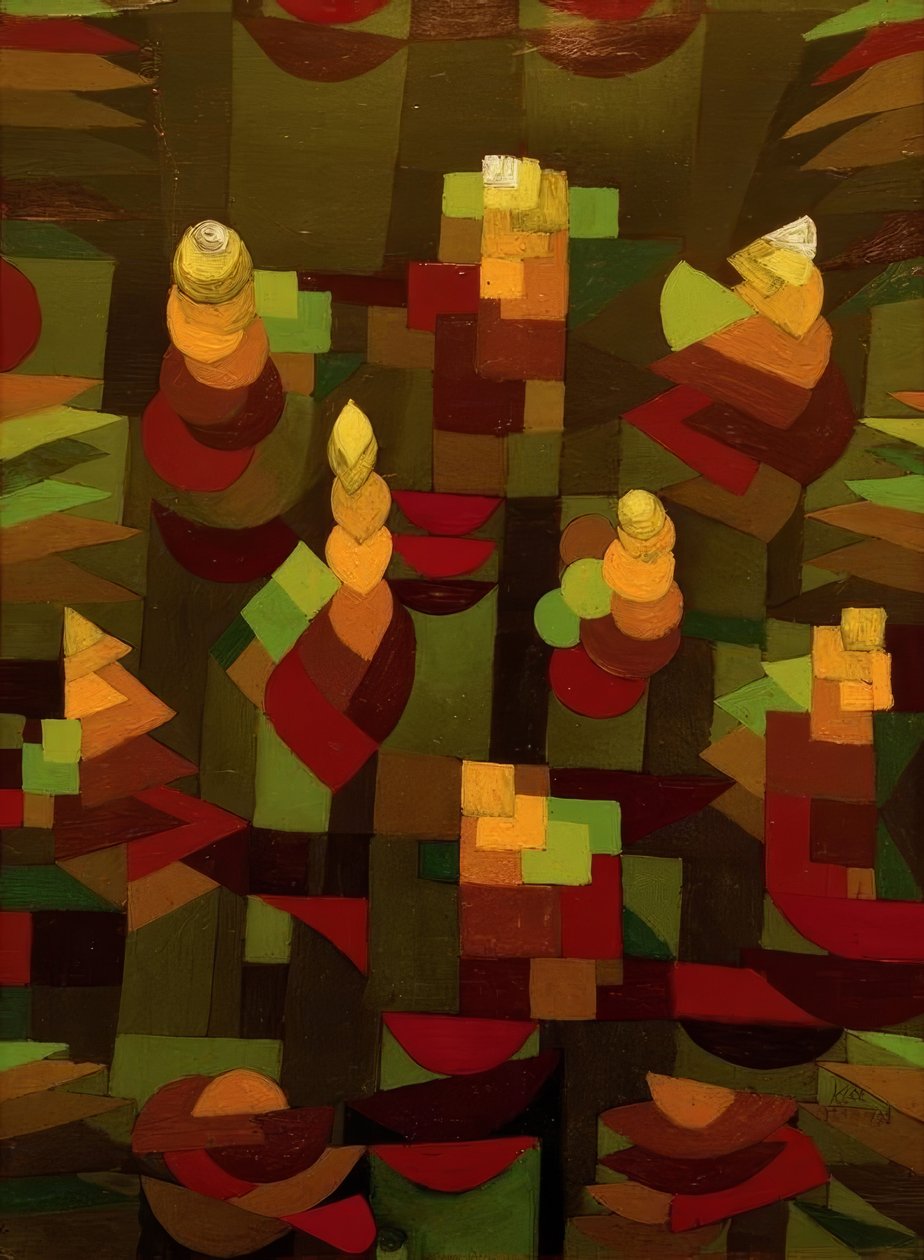 Plante vekst av Paul Klee