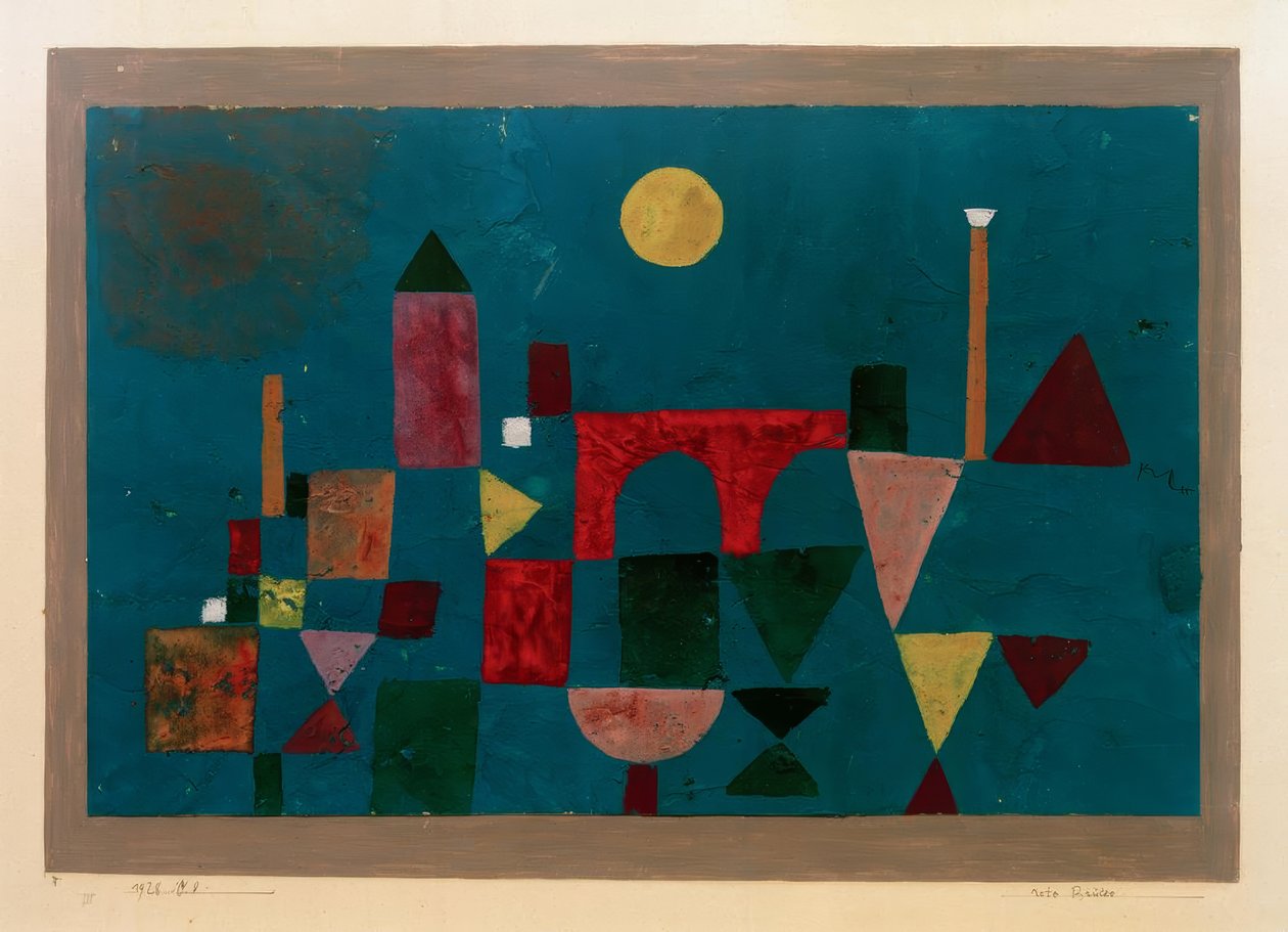 Rød bro av Paul Klee