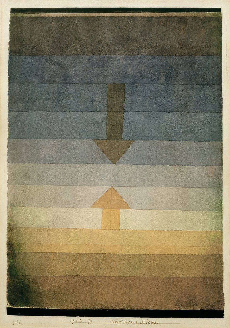 Skilsmisse om kvelden av Paul Klee
