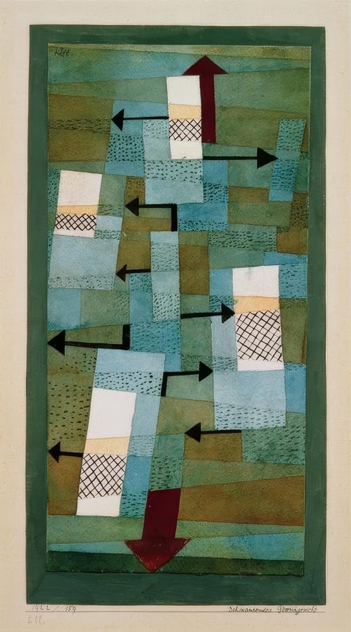 Ustabil balanse av Paul Klee