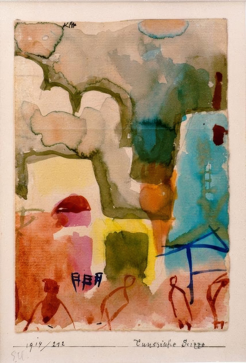 Tunisisk størrelse av Paul Klee