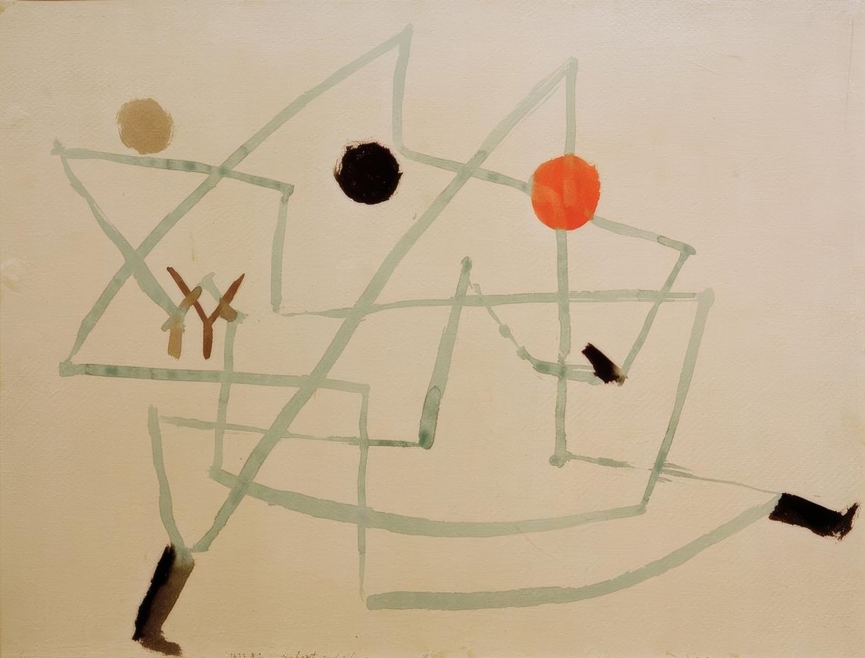 Forhekset og har det travelt av Paul Klee
