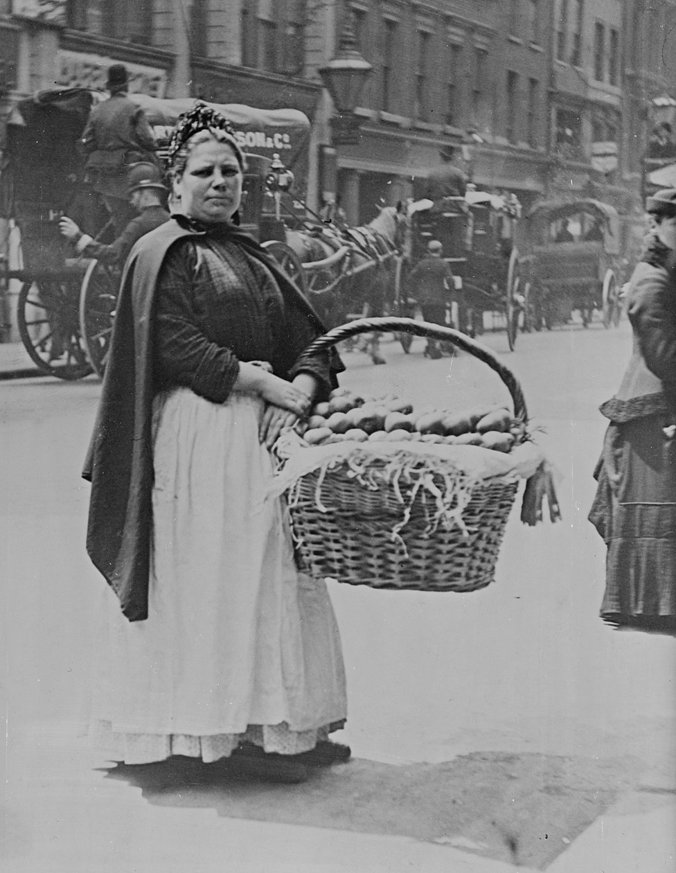 En kvinnepotetselger i London (se også 135821) av Paul Martin