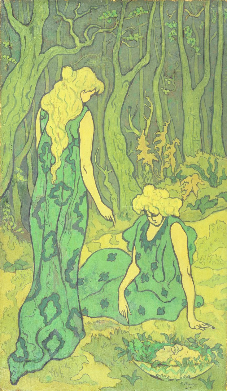 Kvinner i skogen, 1892 av Paul Elie Ranson
