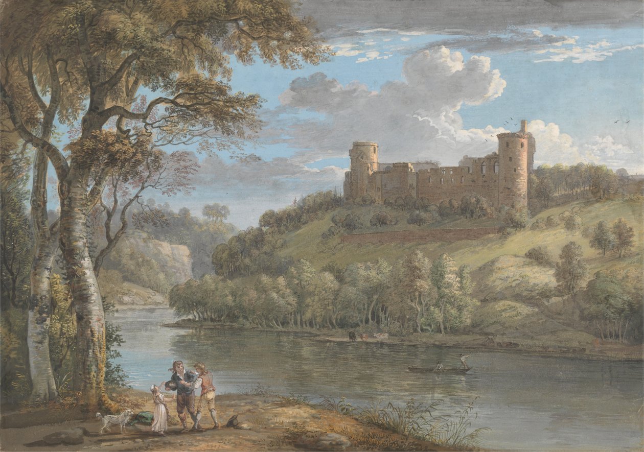 Bothwell Castle, fra sør av Paul Sandby