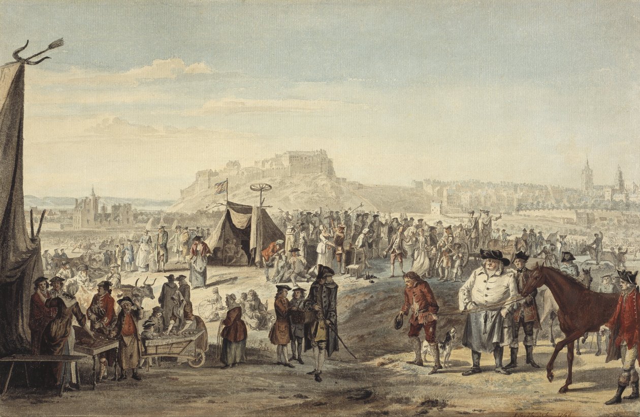 Horse Fair on Bruntsfield Links, Edinburgh av Paul Sandby