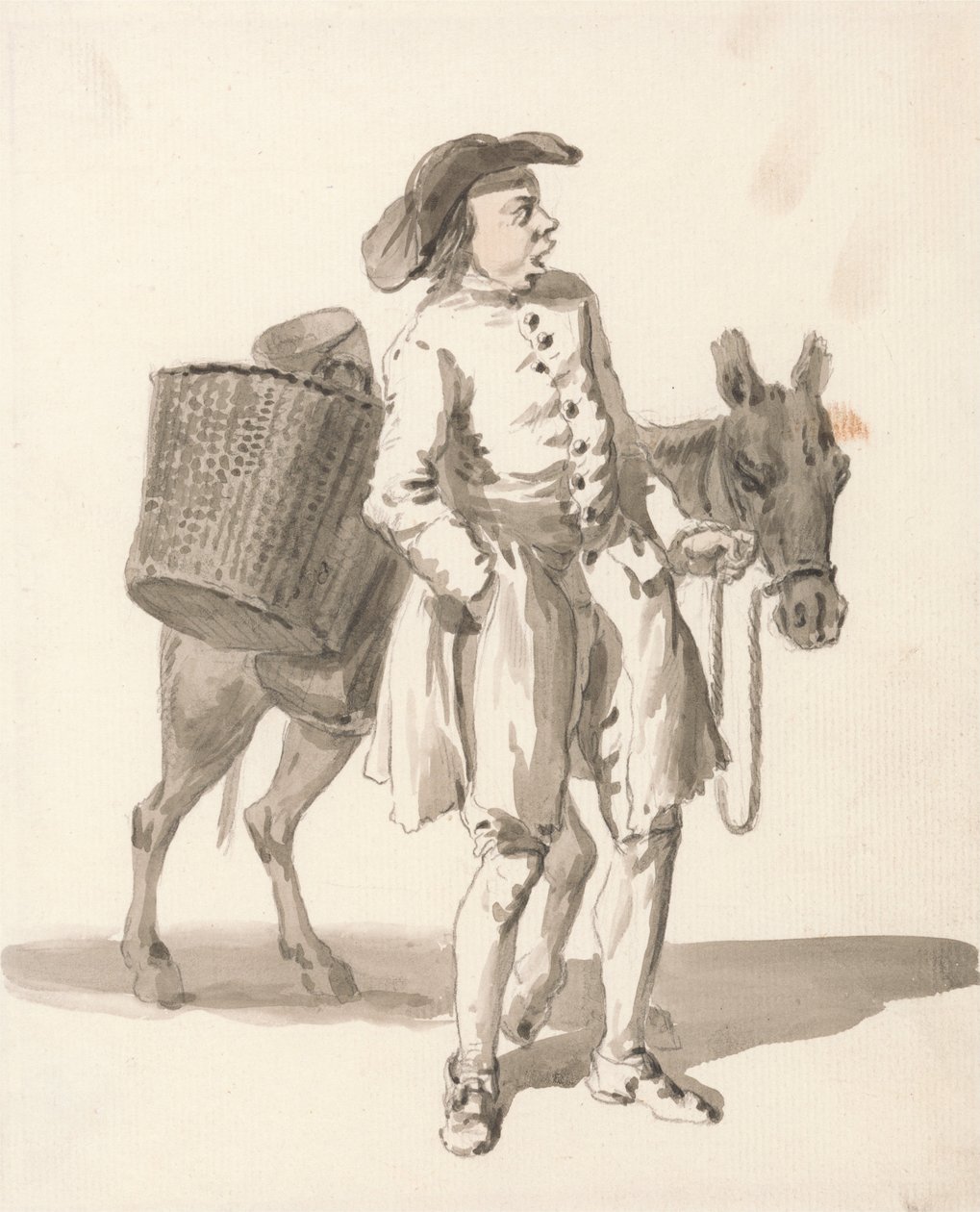 London Cries- Boy with a Donkey av Paul Sandby