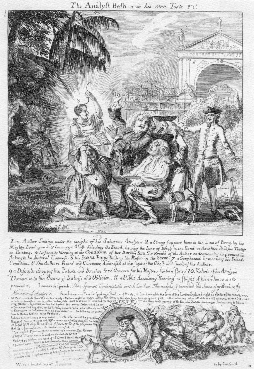 Analytikeren Besh-n i sin egen smak Pr.1s[hilling], 1753 av Paul Sandby