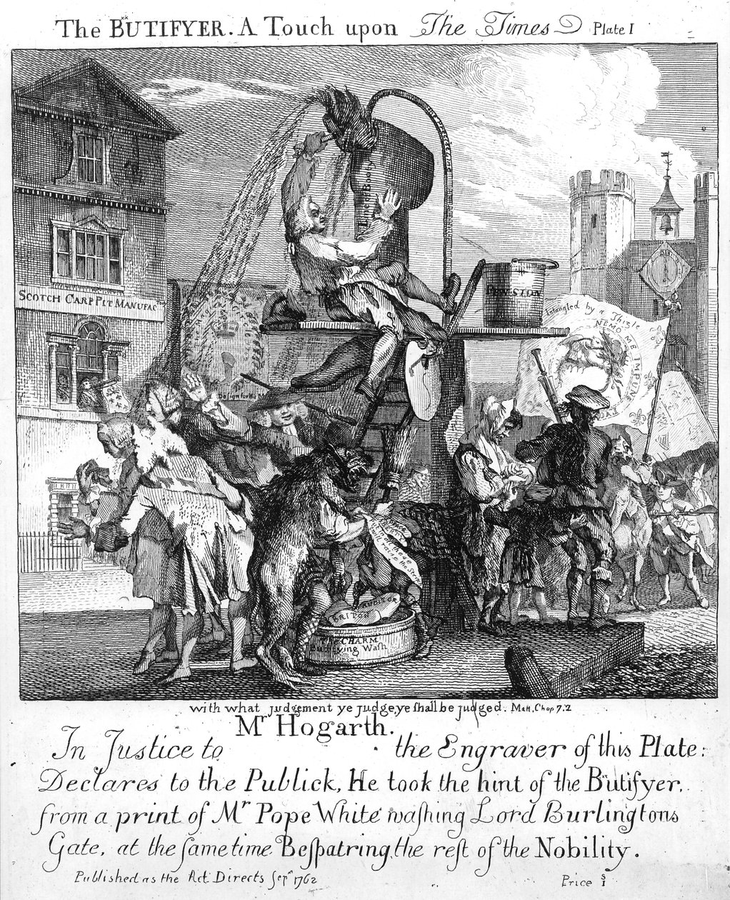 The Butifyer, A Touch upon The Times, 1762 av Paul Sandby