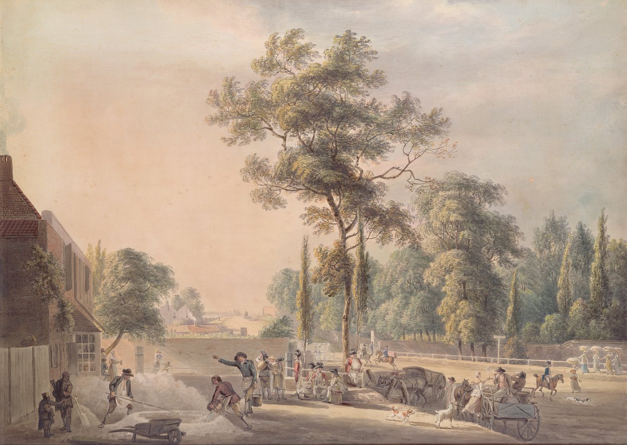 The Old Swan, Bayswater av Paul Sandby