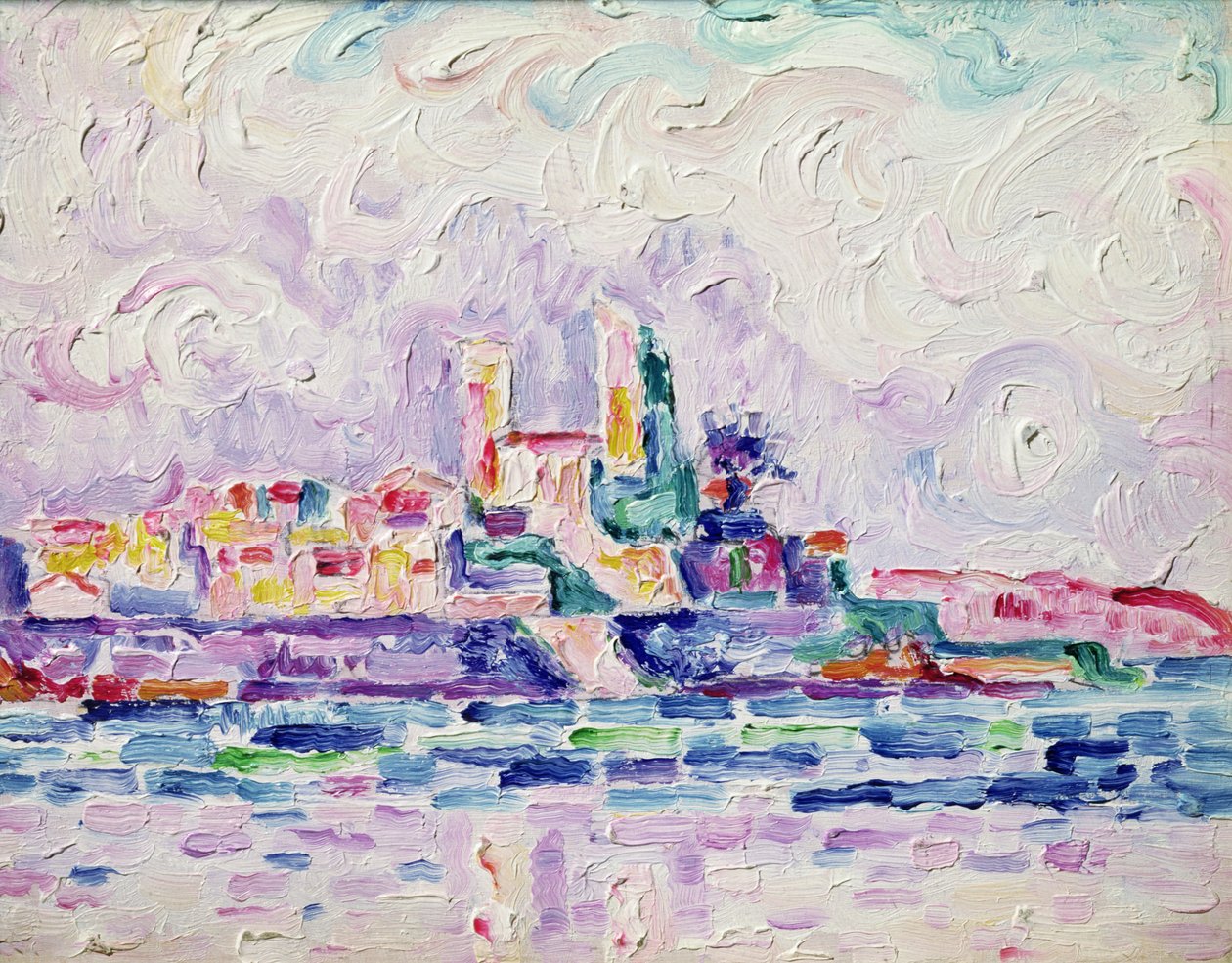 Antibes (studie), 1918-19 av Paul Signac