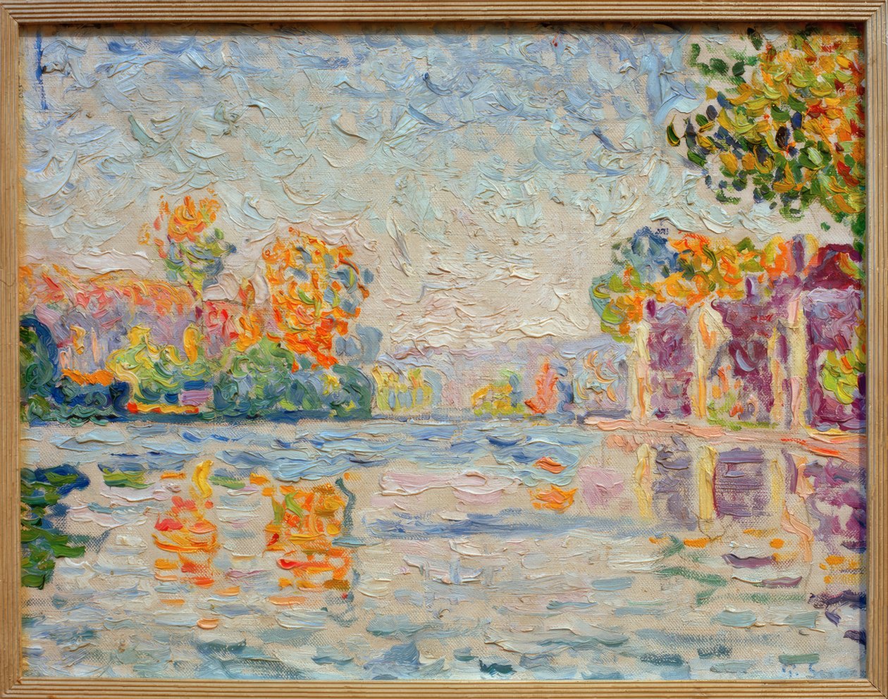 Seinen på Samois av Paul Signac