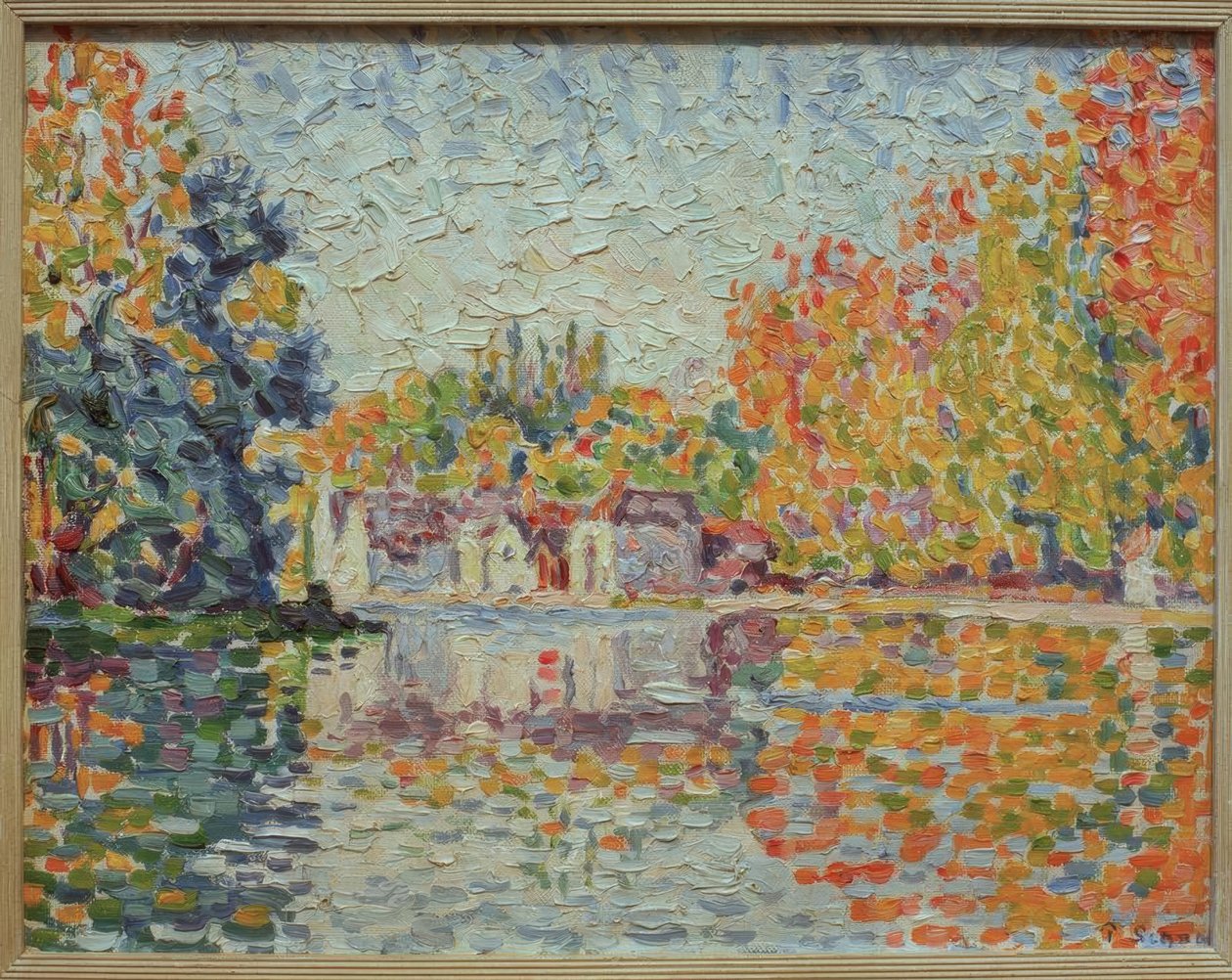 Seinen på Samois av Paul Signac