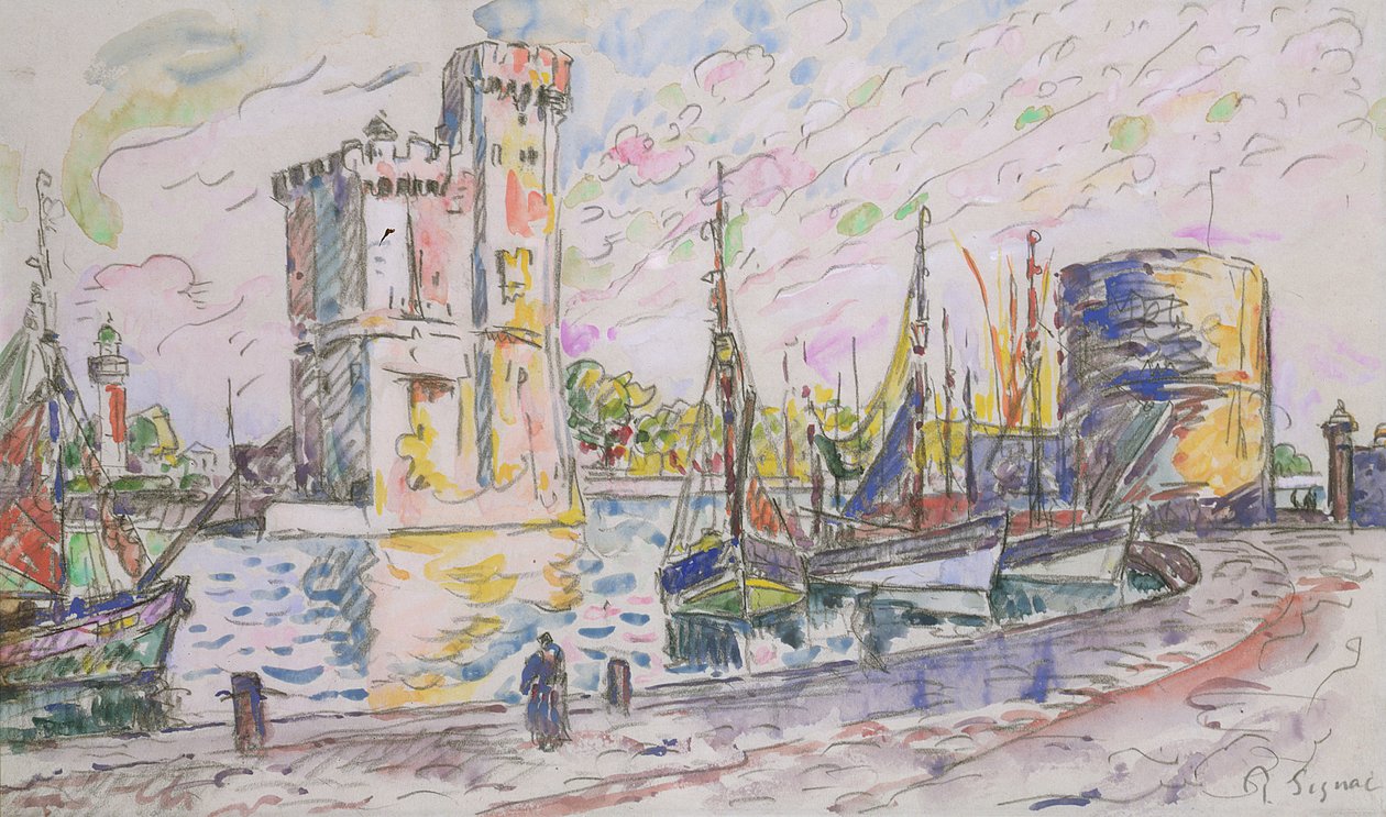 La Rochelle av Paul Signac