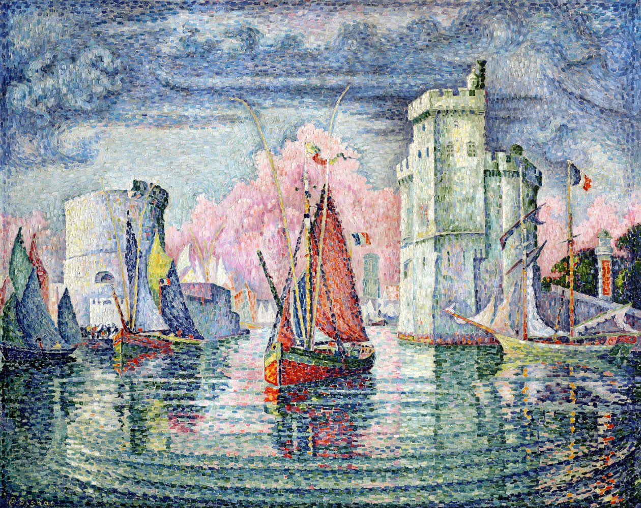 Havnen i La Rochelle, 1921 av Paul Signac
