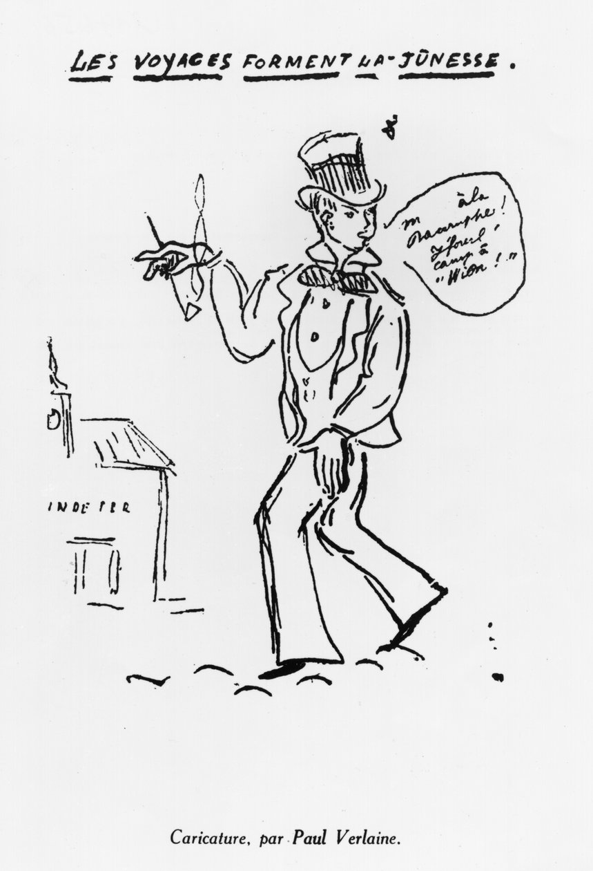 "Reisene danner ungdommen", Arthur Rimbaud (1854-91) av Paul Verlaine