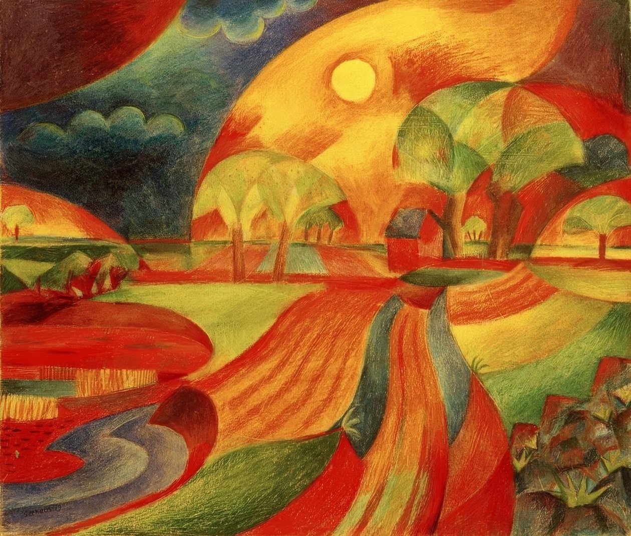 Nivå (nær Hamburg) av Paul Adolf Seehaus