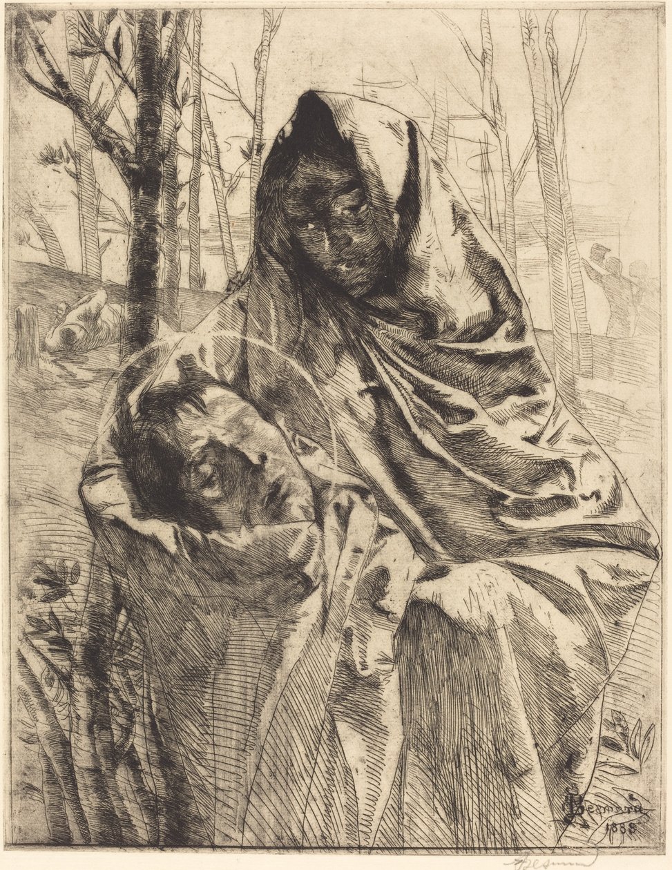 En martyr, 1883. av Paul Albert Besnard