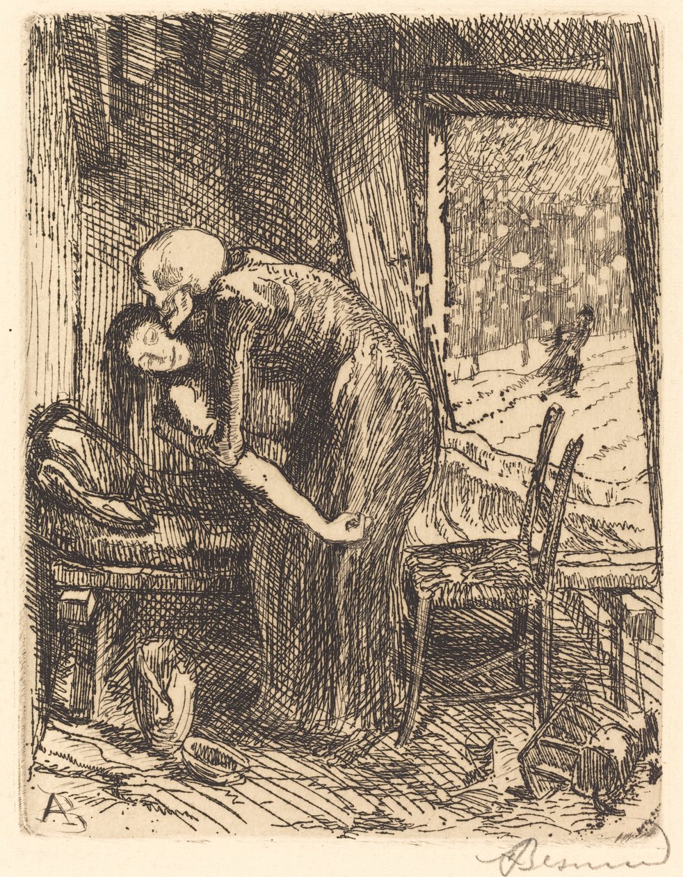 Veldedig, 1900. av Paul Albert Besnard