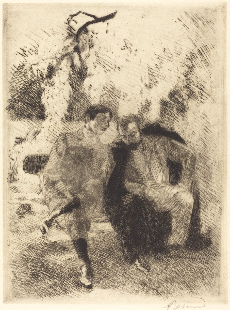 Confidences, 1900. av Paul Albert Besnard