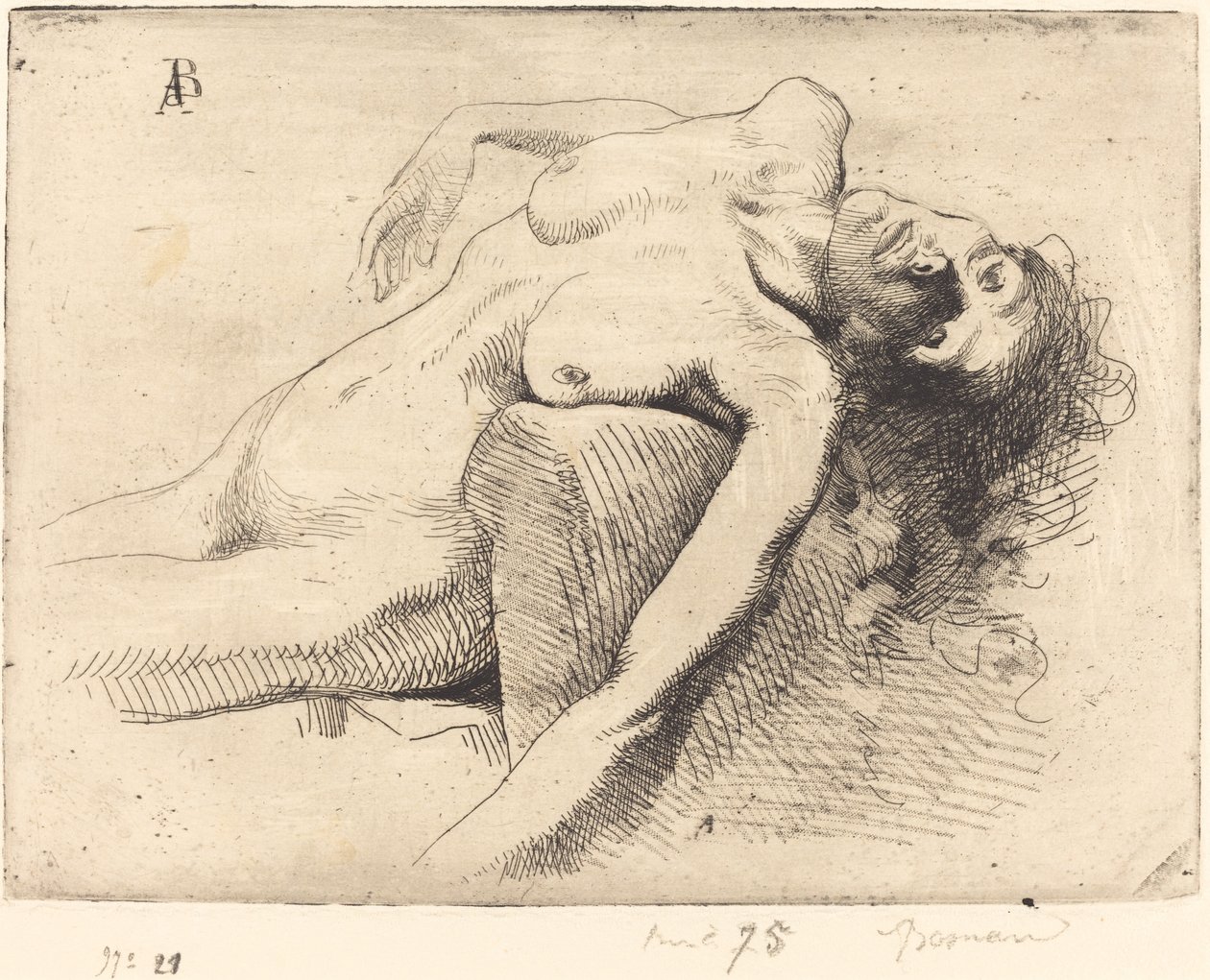 Dying Woman The Dying Woman, 1885. av Paul Albert Besnard