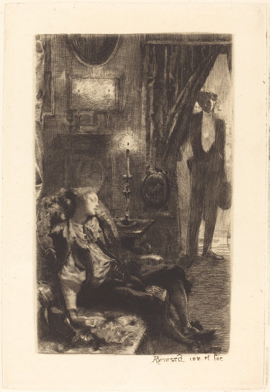 Iza Sleeping The Sleep of Iza, 1885. av Paul Albert Besnard