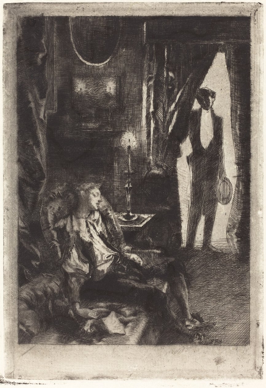 Iza Sleeping The Sleep of Iza, 1885. av Paul Albert Besnard