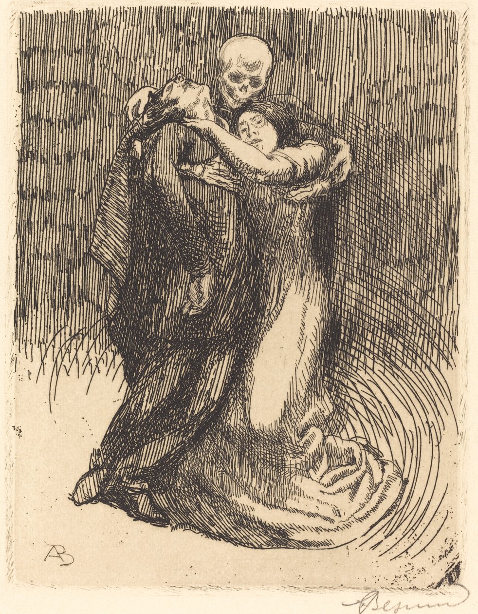 Love Consecrates She Consecrates Love, 1900. av Paul Albert Besnard