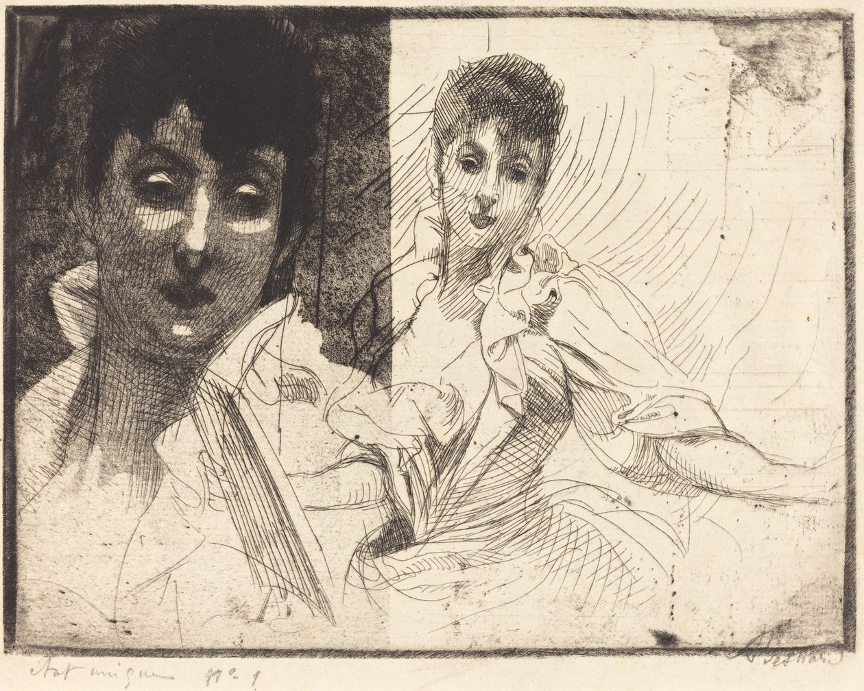 Madeleine Lemaire, 1900. av Paul Albert Besnard