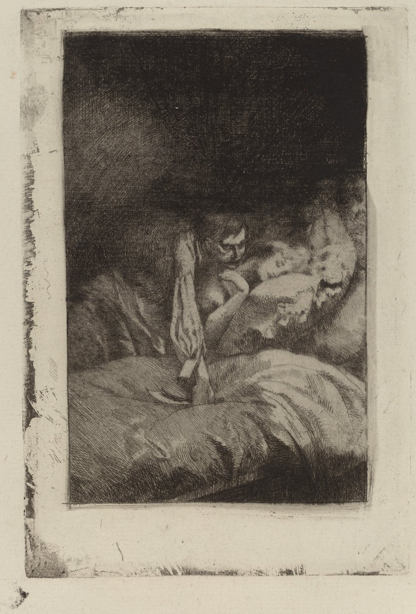 Mordet Mordet, 1885. av Paul Albert Besnard