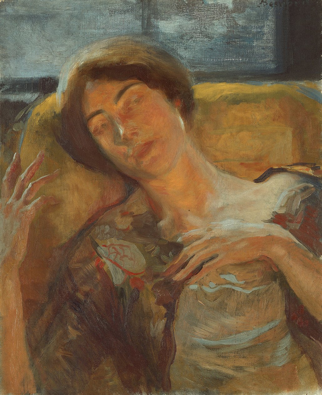 Kvinnehode, ca. 1890. av Paul Albert Besnard