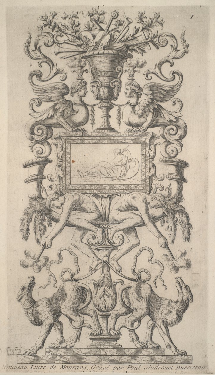 Ornamental design av Paul Androuet Du Cerceau