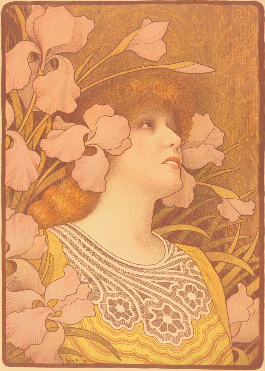 Sarah Bernhardt som Melisande av Paul Berthon