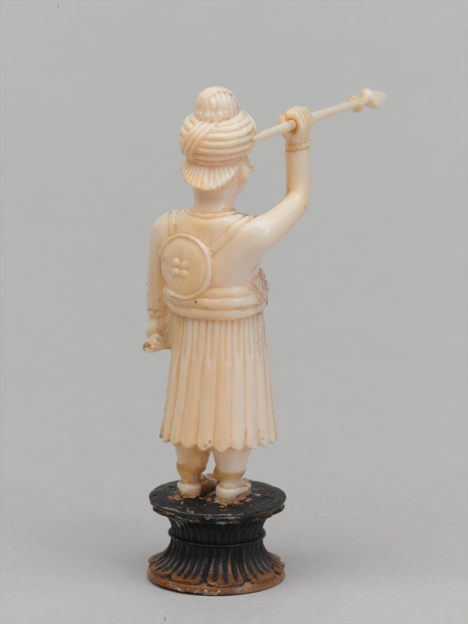 Svart bonde, sjakkbrikke, India, 1820 ca av Paul Carpentier
