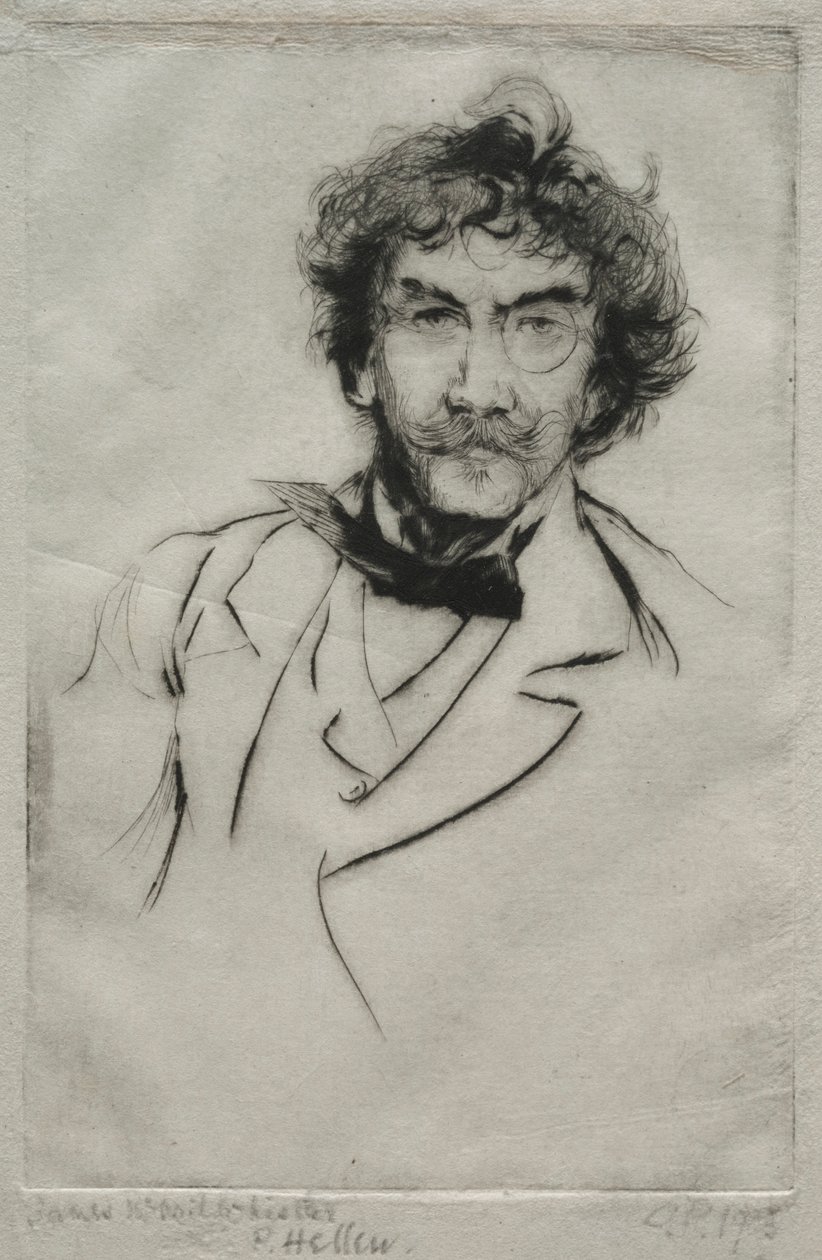 James MacNeill Whistler, 1903. av Paul Cesar Helleu